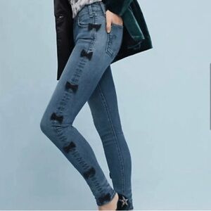 McGuire Newton Skinny Jeans w/ Black Bows Size 27